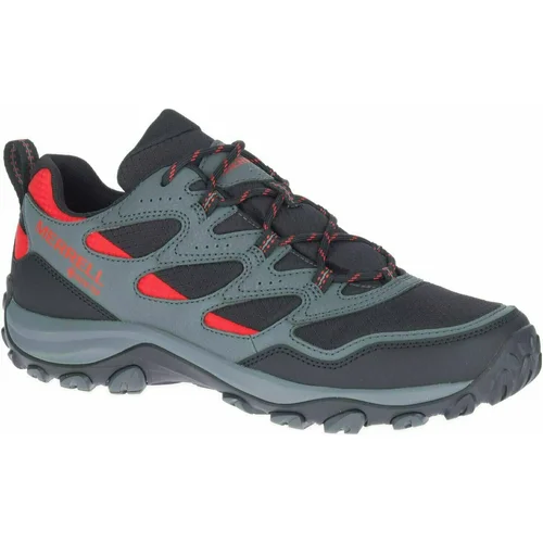 Merrell Moški pohodni čevlji Men's West RIM Sport GTX Black/High Risk 41,5