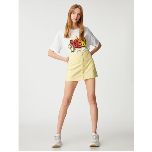Koton Snoopy T-Shirt Licensed Crew Neck Cotton Short Sleeve Slike
