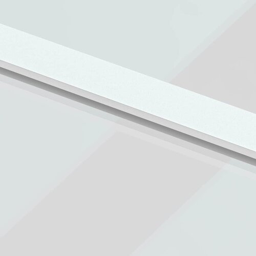  Klizna vrata bijela 90 x 205 cm od kaljenog stakla i aluminija Slike