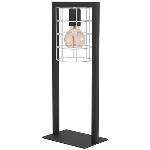 Eglo Jubily stolna lampa E27, 53,5 cm, crna/pocinčana, 43665 Slike