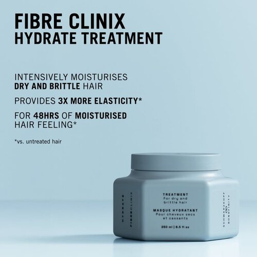 Schwarzkopf Professional Fibre Clinix Hydrate Treatment intenzivna hidratantna maska za suhu i lomljivu kosu 250 ml Slike