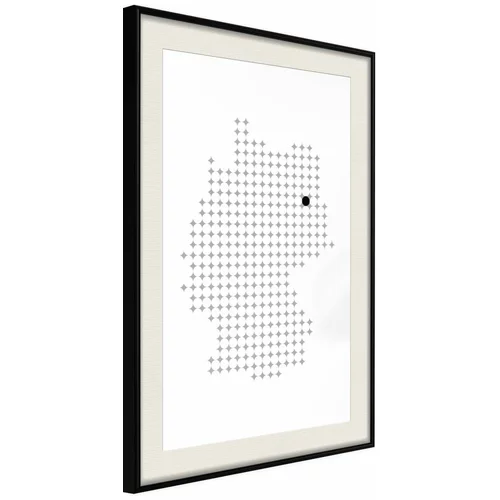  Poster - Pixel Map of Germany 40x60
