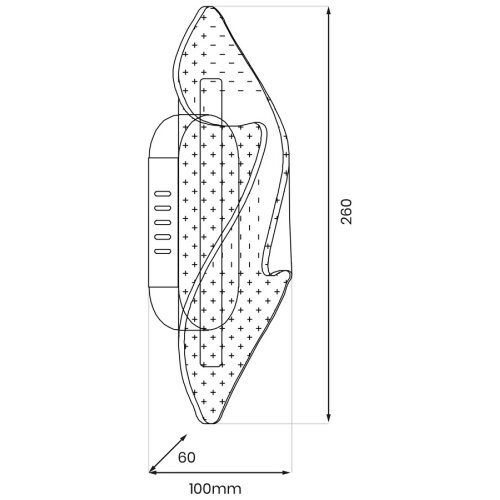 LED zidno svetlo LARGO LED/8W/230V zlatno Slike