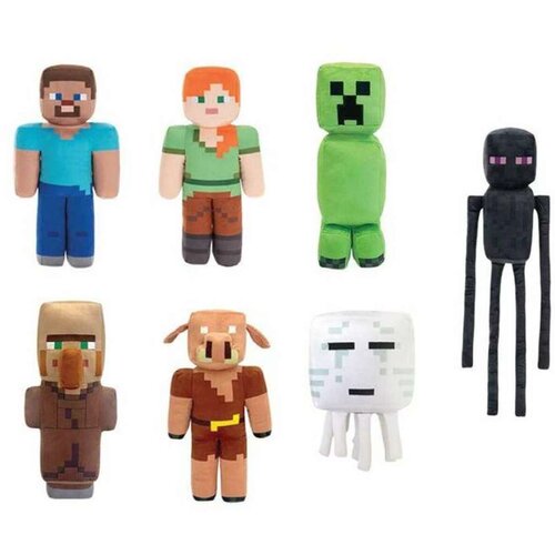  Pli&amp;scaron;ane igračke Minecraft Movie 30 cm Slike