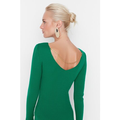 Trendyol Green Knitwear Dress Cene