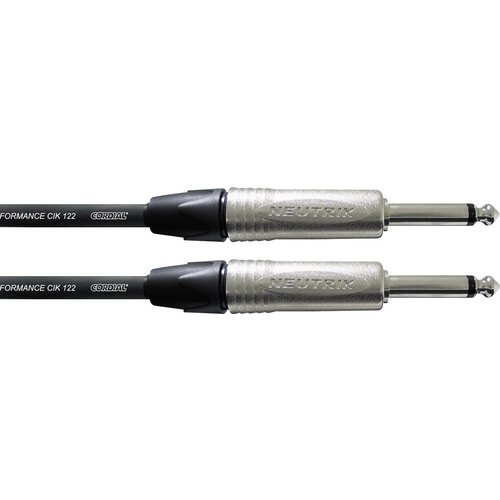 Cordial Kabel za kitaro Pro Line CIK 122, 6 m, črn, 6,3 mm banana/6,3 mm kotni banana CXI 6 PR, (20429422) Cene