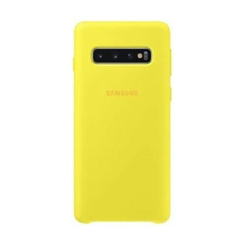Samsung (EF-PG973-TYE) silikonska maska za telefon Galaxy S10 žuta Slike