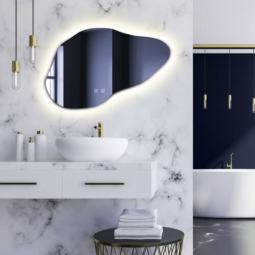 Tutumi Stensko ogledalo P11229 LED CLOUD B 100x70cm Cene