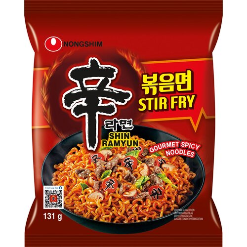 NONGSHIM Instant Noodles - Shin Ramyun Stir-Fry Spicy - 131 g Slike