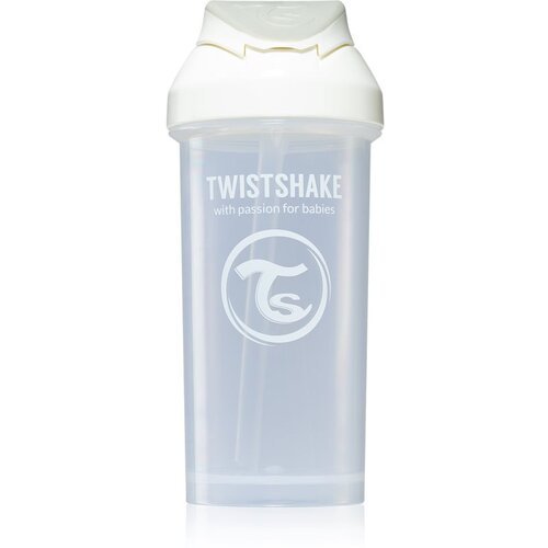 Twistshake čaša sa slamkom 360ML 12 white TS78592 Cene