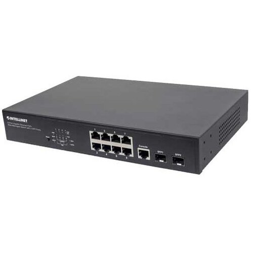 Intellinet 561167 Upravljivi, 8 RJ-45 portova, 8K, 20Gbps svič Slike