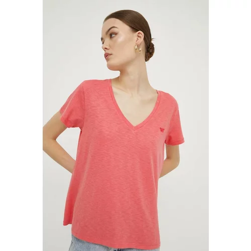 Superdry Majica kratkih rukava za žene, boja: ružičasta