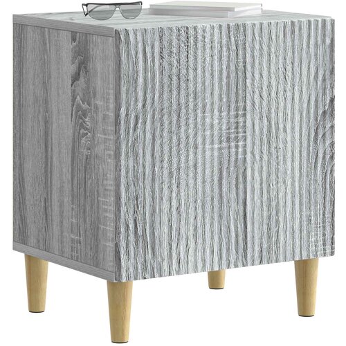  Noćni ormar Siva sonoma 43 x 34,5 x 50 cm Konstruirano drvo Slike