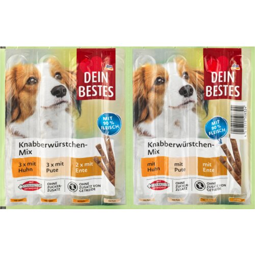 DEIN BESTES mIX štapići - dopunska hrana za pse: piletina, ćuretina i pačetina 88 g Slike