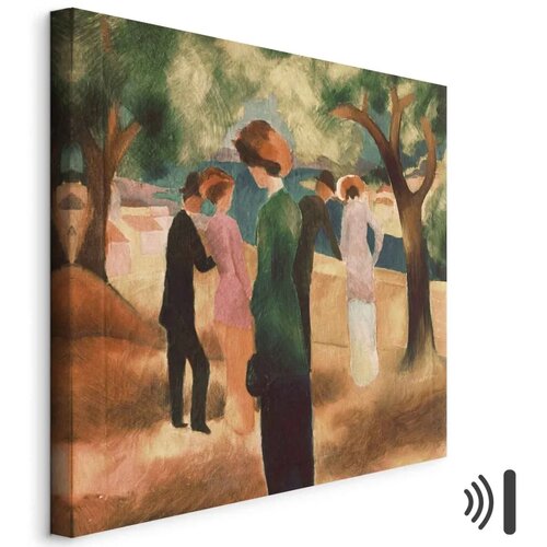  Slika - August Macke – Lady in Green Jacket 40x40 Akustična Cene