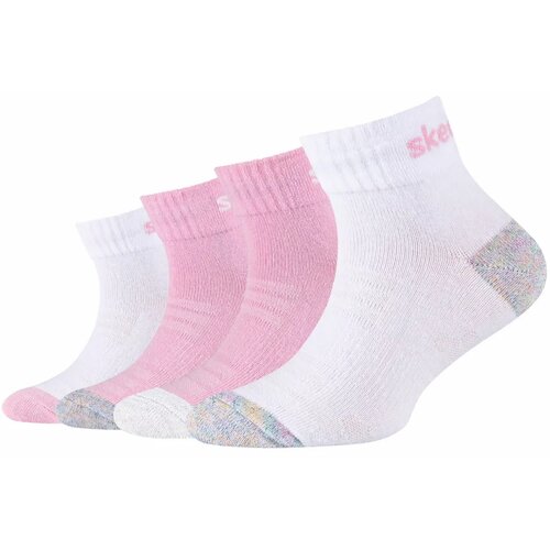 Skechers 4ppk girls mesh ventilation quarter socks sk42042-1001 Cijene