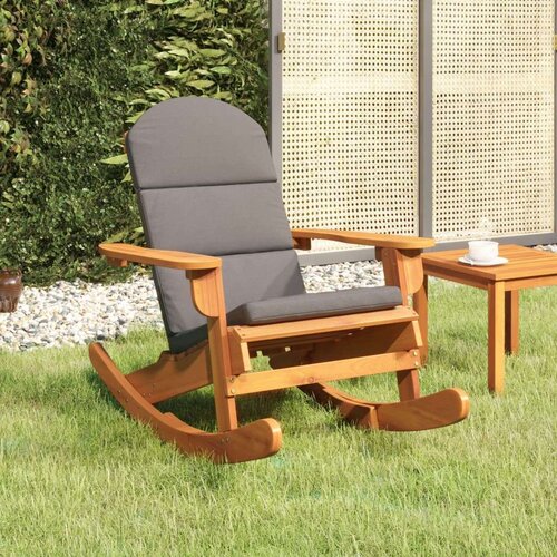  Stolica za ljuljanje Adirondack s jastucima bagremovo drvo Slike