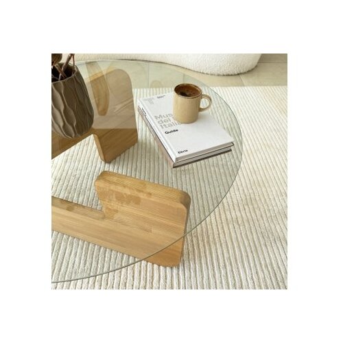 Hanah home Club sto Mia, 75x35x75 cm, Boja hrasta Slike