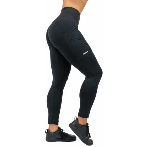 NEBBIA High Waisted Leggings Leg Day Goals Black S Fitness hlače