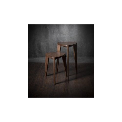  meda furniture takai set pomoćnih stočića od orahovine &ndash; visoki set 45cm i 60cm Cene