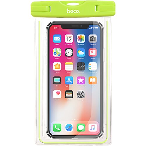 Hoco. Torbica za mobitel Clear fantasy waterproof bag GR, Vodootporna, Zelena Slike