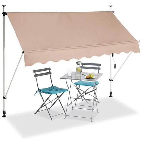 Balkonska Tenda 300x120cm Bež Cene