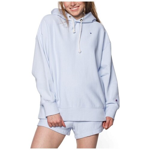 Champion Wmns Hooded Small Logo Plava Slike