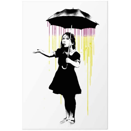  Plakat - Girl with an Umbrella 60x90 Bez okvira Slike