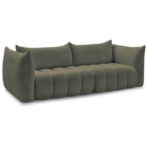 Bobochic Paris Zelena sofa od boucl&amp;eacute; tkanine 286 cm Azra &amp;ndash; Slike