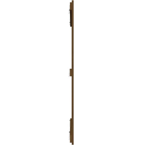  Zidno uzglavlje boja meda 108x3x110 cm masivna borovina Slike