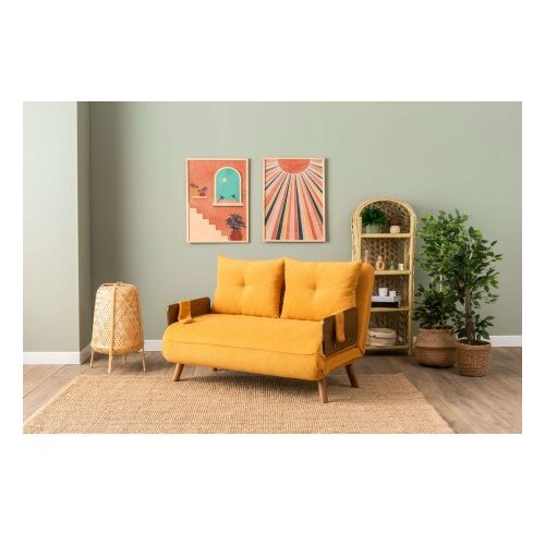 Atelier Del Sofa Dvosed na razvlačenje Cosmo, 190x120x82 cm, Narandžasti Cene