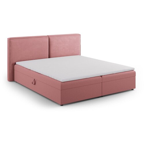 Cosmopolitan Design Rožnata boxspring postelja s prostorom za shranjevanje 180x200 cm Arendal – Cene
