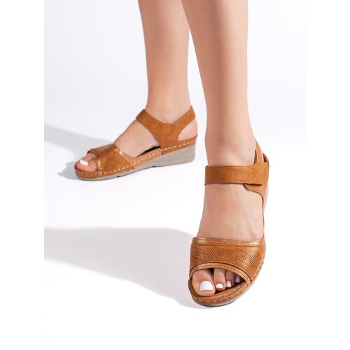 Shelvt Camel women's Velcro sandals Cijene
