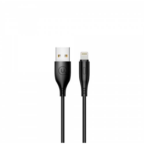 Usams podatkovni kabel U18 SJ266 Lightning 2A dožina 1 m - črn Slike
