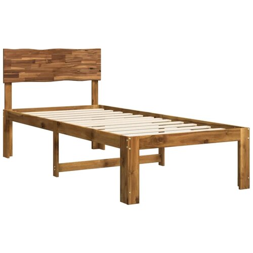  Krevet s uzglavljem ROSTOCK Prirodna 100 x 200 cm - Prirodna 100 x 200 cm Cene