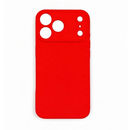 MAXMOBILE Maska za iPhone 17 Pro Max, TPU Silicone Mikro, crvena Slike