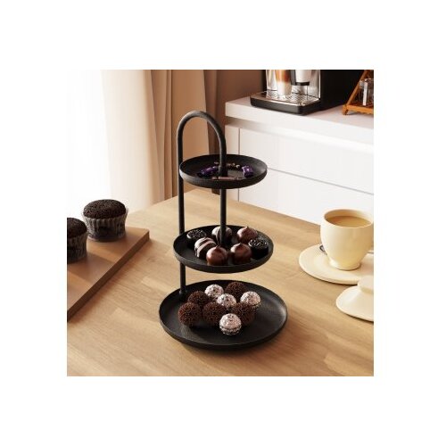 Wallxpert stalak za nakit Kalki, 20x32 cm, crni Slike