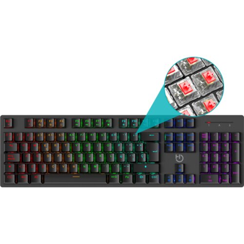Hiditec Hyditec Mechanic Gaming GK400 Argb črna tipkovnica, (20605485) Cene