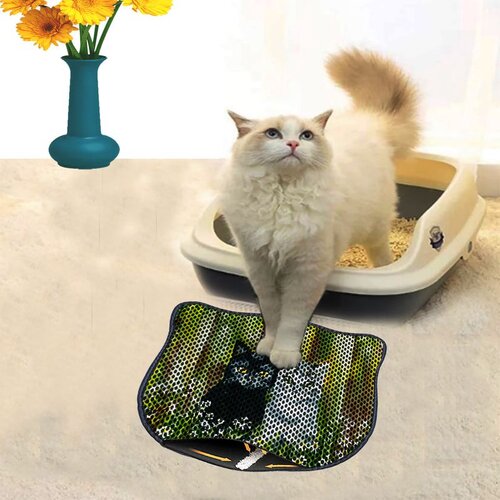 WALLXPERT Kdkafa0124 multicolor cat litter mat Cene