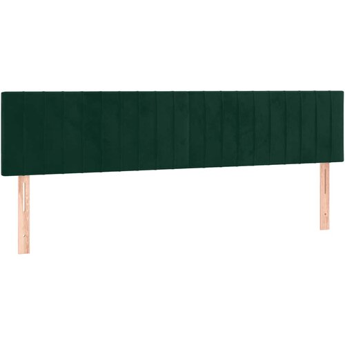  Uzglavlja tamnozelena 180x5x78/88 cm bar&amp;scaron;unasta Slike
