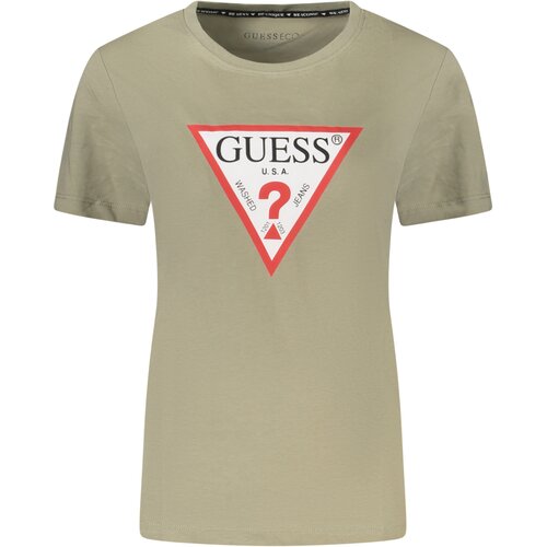 Guess Jeans GREEN WOMEN&amp;amp;#39;S SHORT SLEEVE T-SHIRT Slike