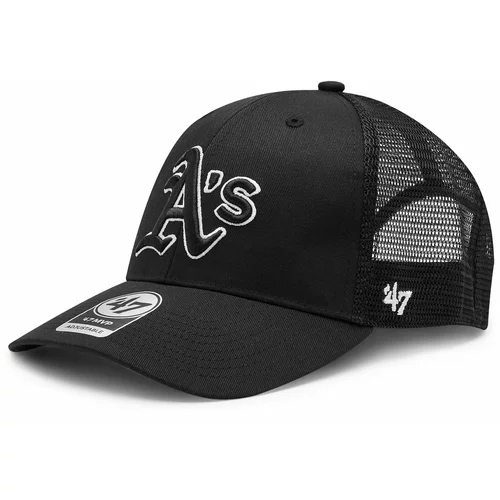 47 Brand Kapa s šiltom Mlb Oakland Athletics Branson BRANS18CTP Bk Black