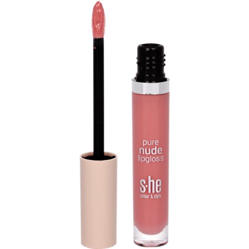 S-he colour&amp;amp;style pure nude sjaj za usne 341/020 1 kom Slike