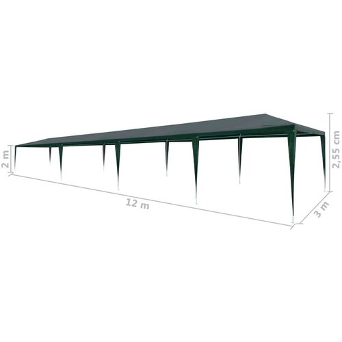  &amp;Scaron;ator za zabave 3 x 12 m PE zeleni Slike