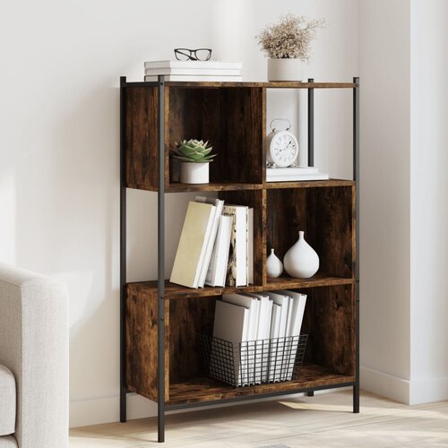  The Living Store Knjižna omara dimljeni hrast 72x28x109 cm inženirski les - Knjižna Omara, (21554506) Cene