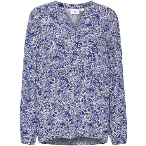 Saint Tropez Bluza temno modra / bela Slike