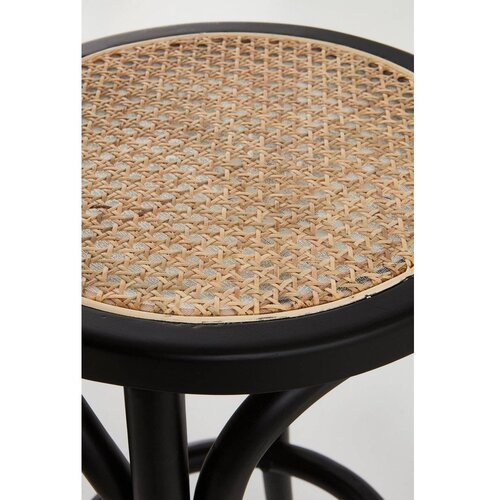 Jotex Crne barske stolice u setu 2 kom od ratana (visine sjedala 65,5 cm) Koster &amp;ndash; Slike