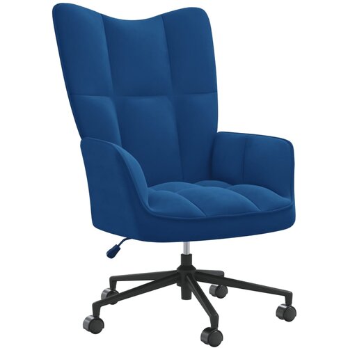  The Living Store Stol za spro&amp;scaron;čanje moder žamet - Stol Za Spro&amp;scaron;čanje, (21449287) Slike