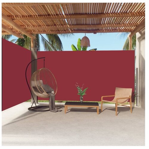  Uvlačiva bočna tenda crvena 200 x 600 cm Cijene