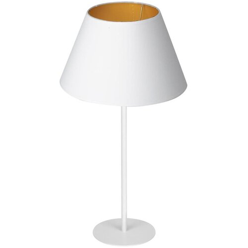  Stona lampa ARDEN 1xE27/60W/230V, prečnik 30 cm, bela/zlatna Cene